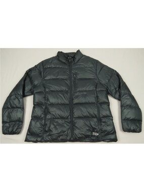 Eddie Bauer 650 Down Shaw Quilted Full Zip Puffer Bomber Jacket XXL